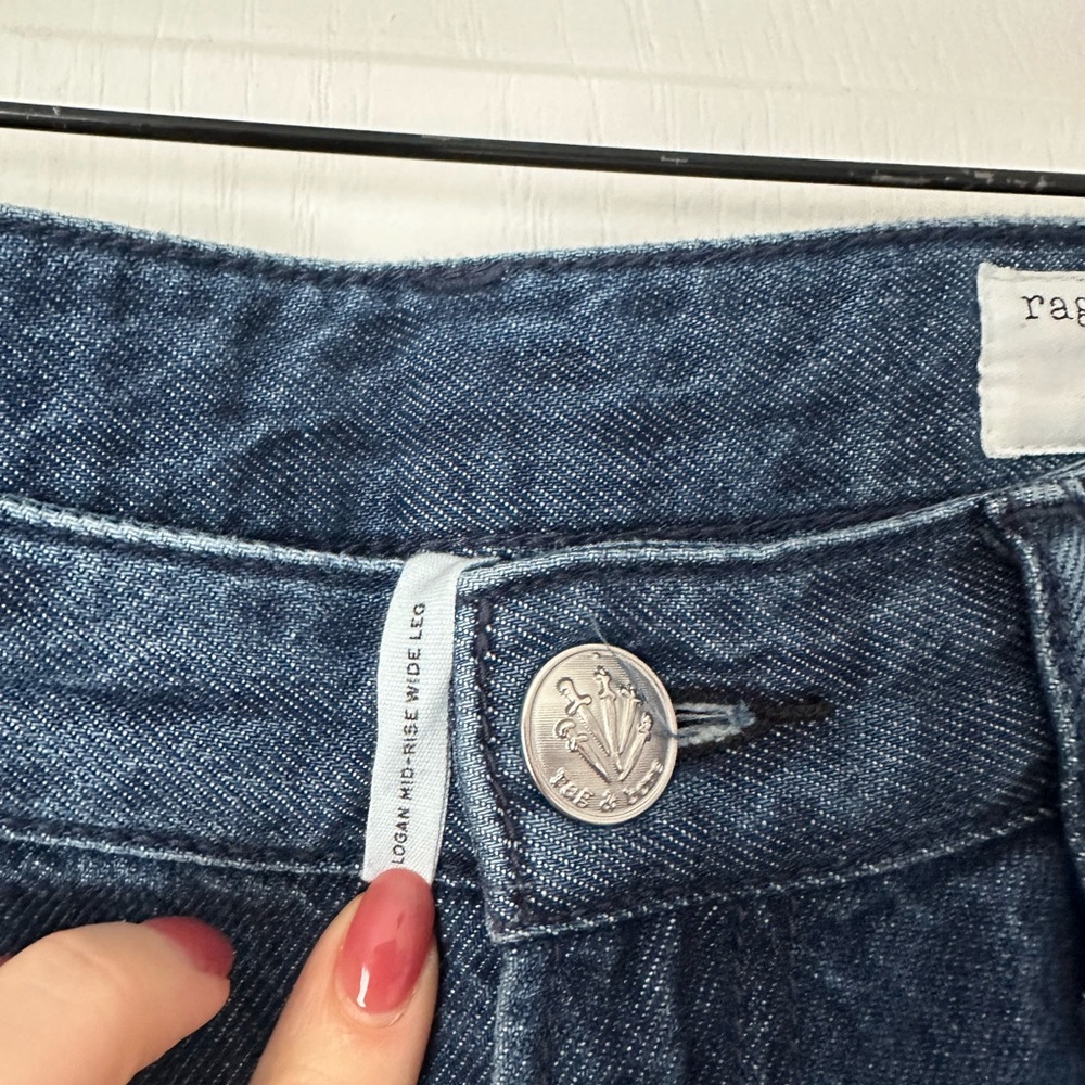 Rag & Bone Logan Wide-Leg Jeans - Picture 2 of 5